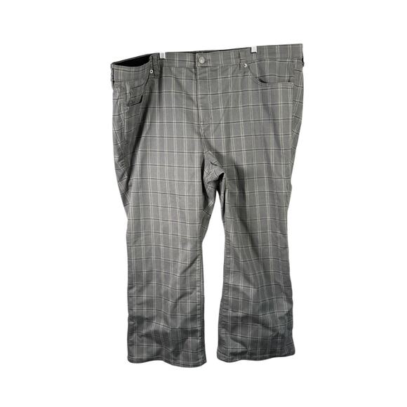Torrid Crop Sky High Boot Jeans Jupiter Grey Plaid Super Soft Womens Plus 26 - Picture 2 of 8